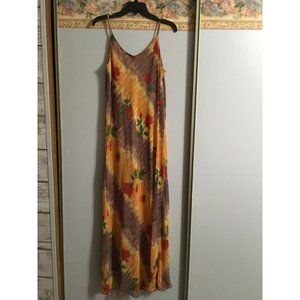 Micci Small Floral USA Maxi Lined Casual Occasion Dress